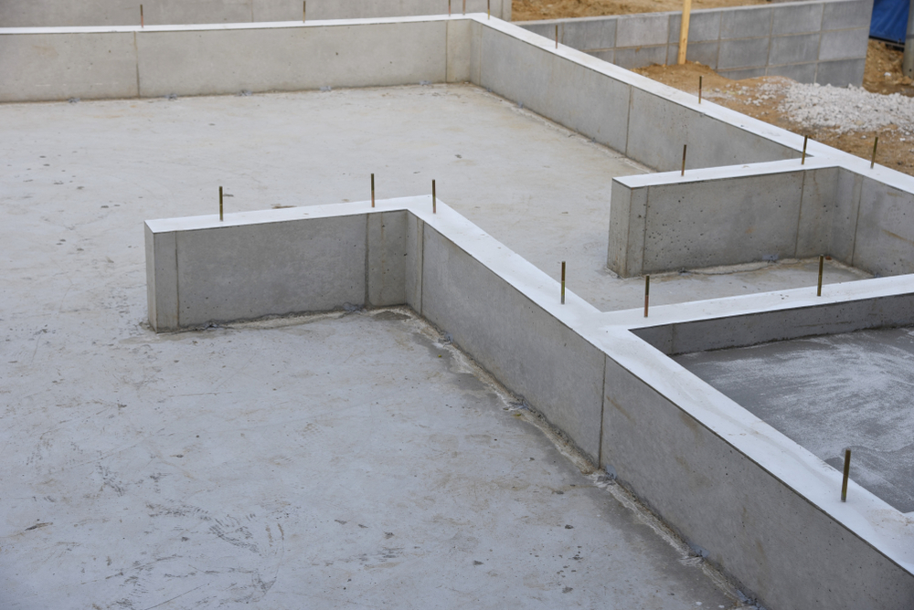 Foundation,Work,Of,Housing,Construction